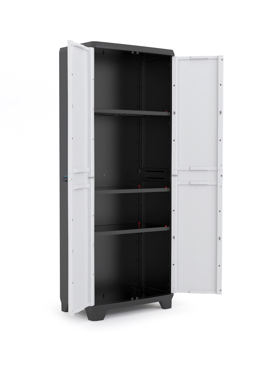Keter Armadio Linear Alto con 3 Ripiani Regolabili Grigio 68x39x173 cm