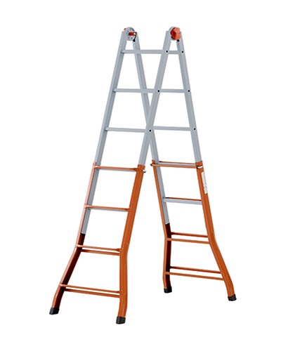 GIERRE Peppina A0050 Scala Telescopica in Acciaio 4 5 Pioli, Altezza Massima 4.28 m, Portata 100 kg