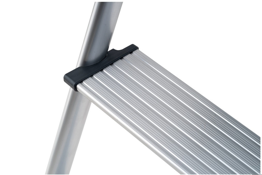 GIERRE Dekorstep Sgabello in Alluminio 3 Gradini con Parapetto, Portata 150 kg, Certificazione EN14183