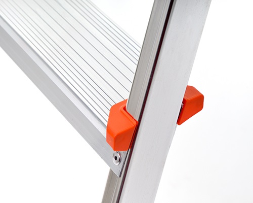 GIERRE Scala Scalamia in Alluminio 7 Gradini, Certificata EN131, Portata 150 kg, Altezza Massima di Lavoro 3,44 m