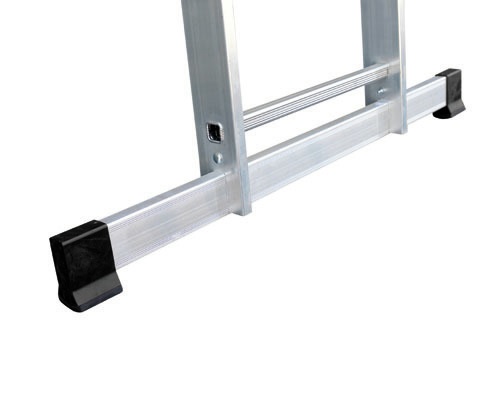 GIERRE Modula AL405 - Scala Trasformabile Tripla in Alluminio, Portata Massima 150 kg, Certificata EN 131, Altezza Massima di Lavoro 5.05 m