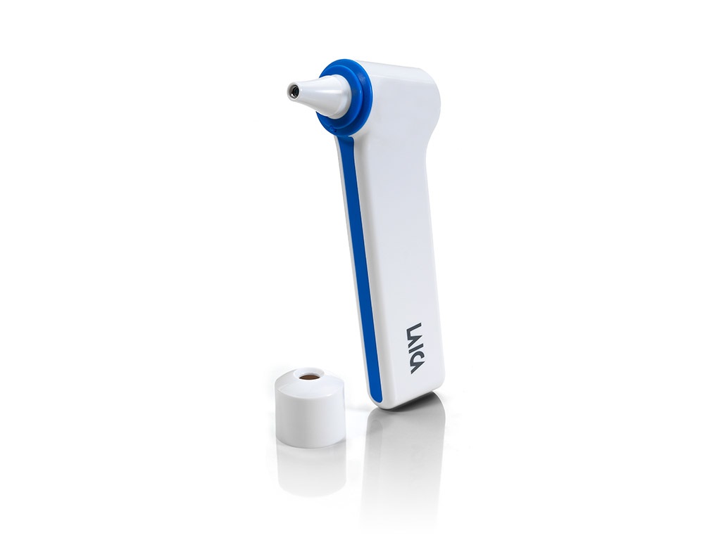 Laica TH1004 Termometro a Infrarossi Auricolare e Frontale, Funzione Non Contact, Misurazione Istantanea per Bambini, Display LED