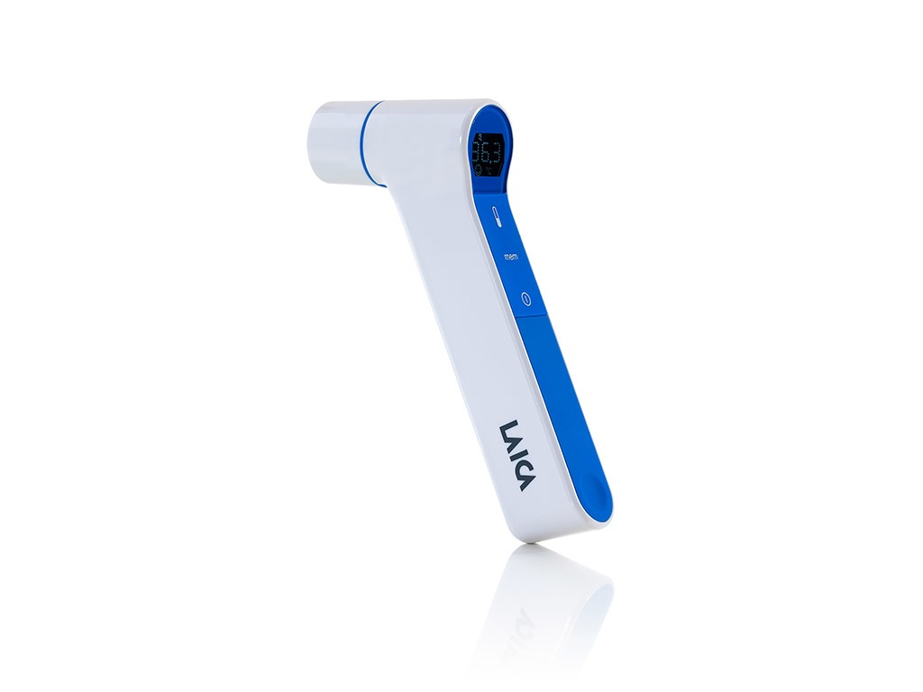 Laica TH1004 Termometro a Infrarossi Auricolare e Frontale, Funzione Non Contact, Misurazione Istantanea per Bambini, Display LED