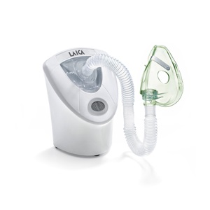 Laica MD6026 Nebulizzatore a Ultrasuoni per Aerosolterapia con Accessori - Dimensioni 150x116x97 mm