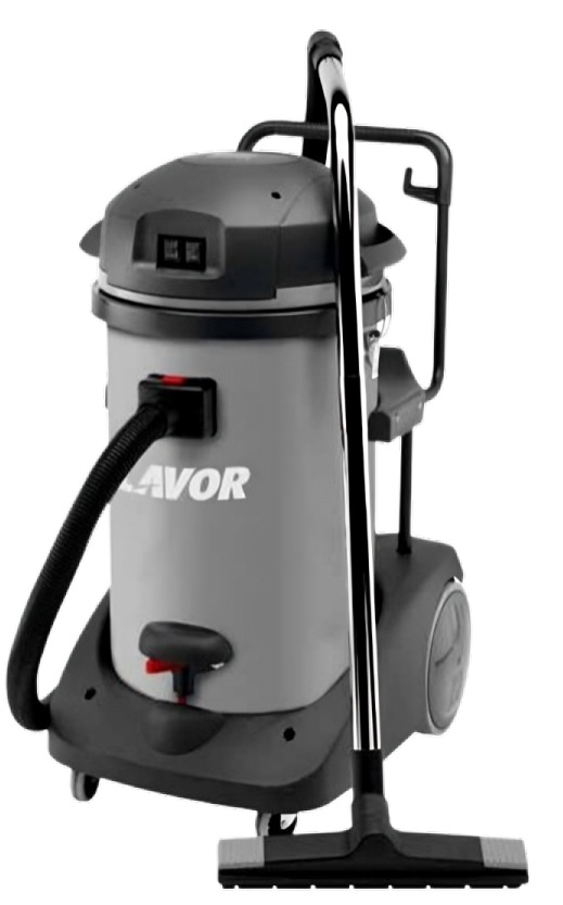 Lavor Domus PR Aspiratore a cilindro 2400 W - Aspiraliquidi e Aspirapolvere, Fusto da 78 L, Doppio Motore Silenziato