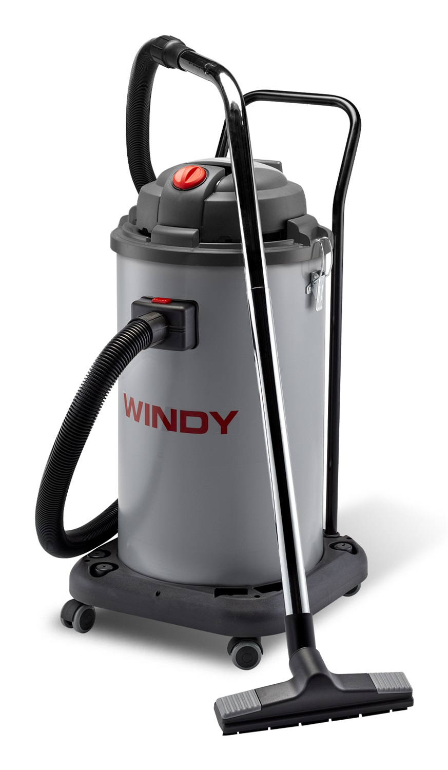 Lavor Windy 165 PF - Aspiratore a cilindro per solidi e liquidi, 1400 W, Capacità fusto 65L, Alta efficienza
