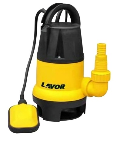 Lavor EDS-P 10500 - Pompa sommersa elettrica per acque scure - 550W, Portata max 10500L/h, Profondità max 7mt