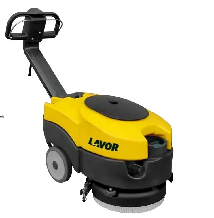 Lavor L1 36 B - Lavapavimenti a Batteria 250 W, 3 in 1: Lava, Asciuga e Aspira, Larghezza Spazzola 36 cm, Resa Oraria 1260 m²/h