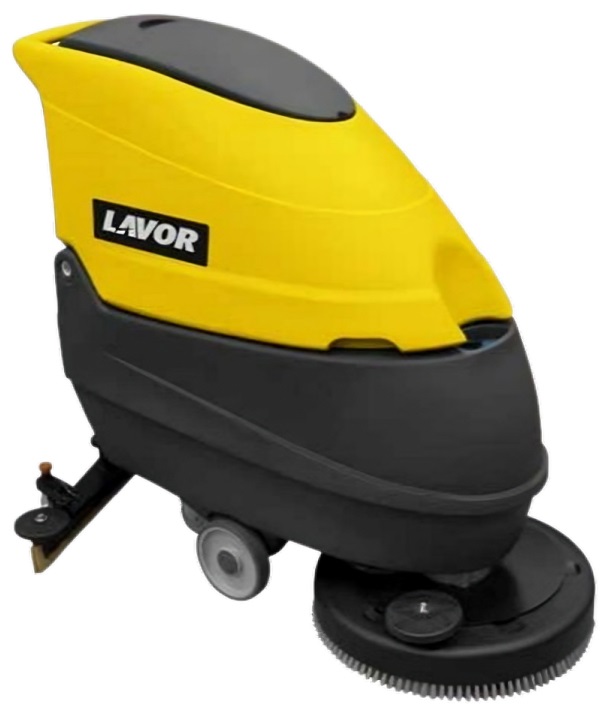 Lavor L5 50BT - Lavapavimenti Batteria Trazionata 550 W, 2000 m²/h, Spazzola 50 cm, Squeegee 80 cm, Serbatoio Recupero 60L, Funzione 3 in 1