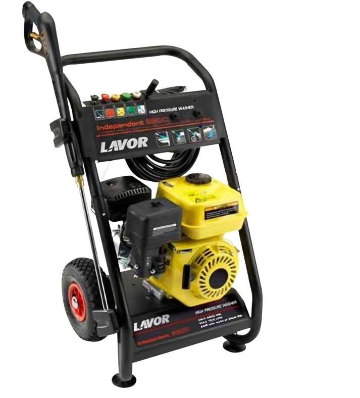 Lavor Independent 2800 - Idropulitrice a Scoppio 200 bar, 690 l/h, Motore Benzina 6.5 HP, Verticale, Testata in Ottone