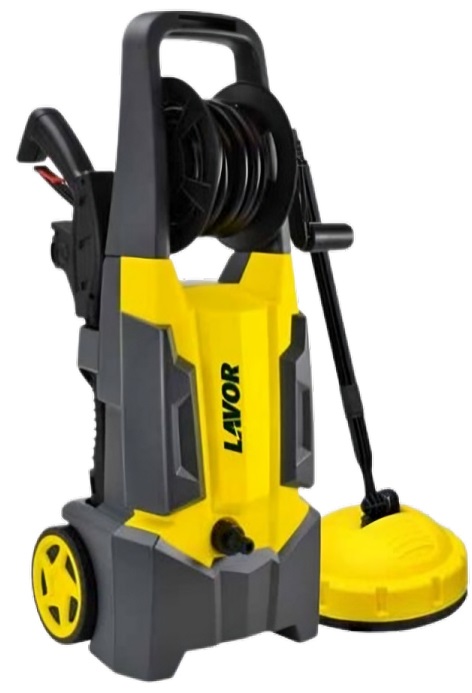 LAVOR Dive Extra 135 - Idropulitrice ad Acqua Fredda Elettrica 1900W, 135 bar, 420 l/h, con Avvolgitubo e Accessori