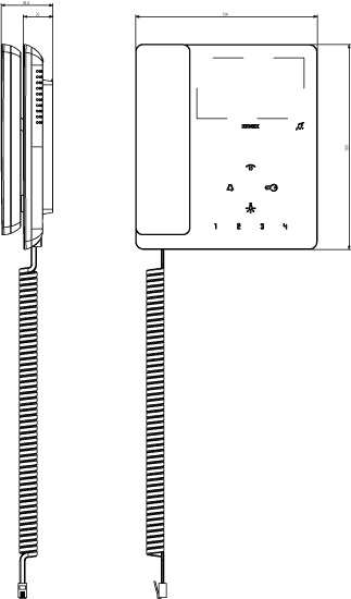 Vimar 7549 Videocitofono Tab da Parete 4,3