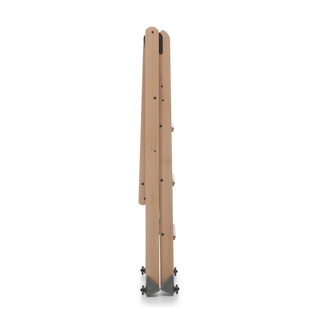 Foppapedretti LaScala 4.0 Scala Pieghevole in Legno Naturale con 4 Gradini, Altezza 178 cm, Portata Max 150 kg