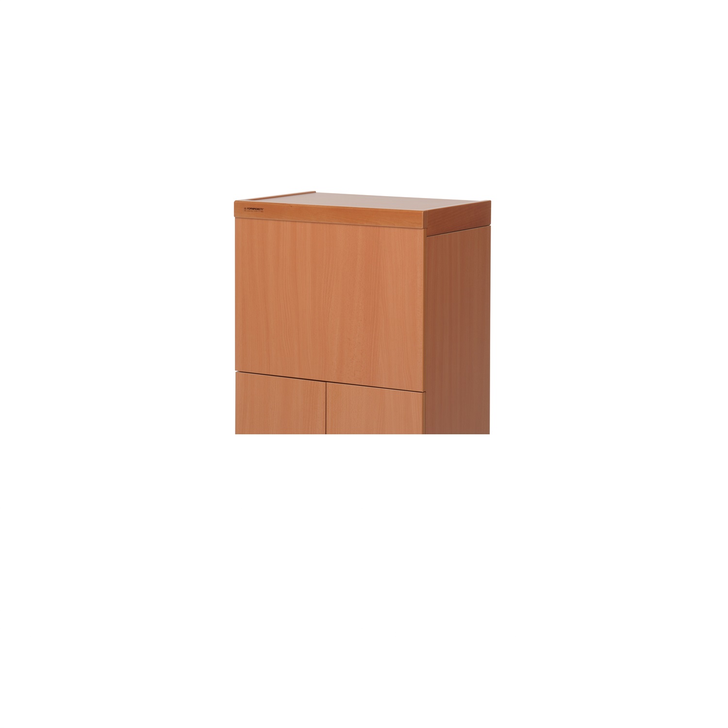 Foppapedretti Lostiro Noce - Asse da Stiro Completo in Legno con Ferro a Secco e a Vapore, 101 x 49 cm, Monocromatico