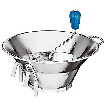 PADERNO Passaverdure Inox Professionale Ø 32 cm con 3 Griglie Intercambiabili