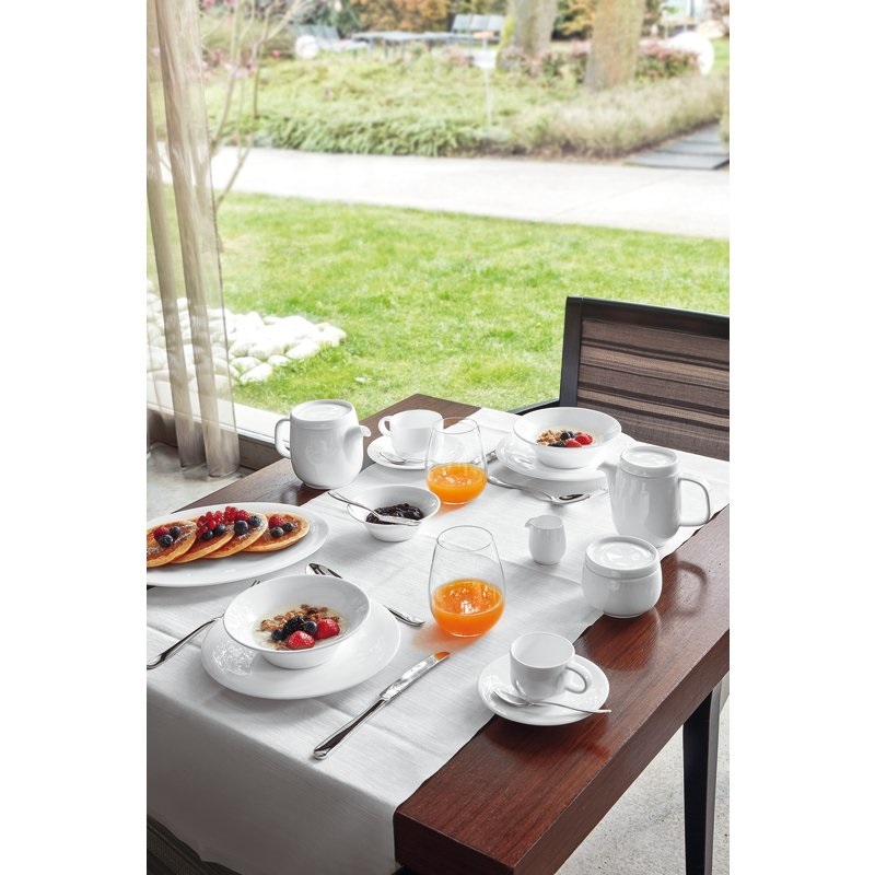 Arthur Krupp Ciotola Neve in Bone China d. 24 cm - Design Elegante e Semplice