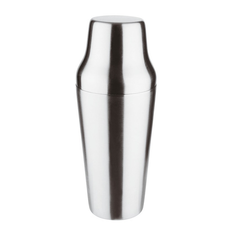 Paderno 41461-07 Shaker per Cocktail Parisian in Acciaio Inox Satinato, Capacità 0,7 L, Resistente