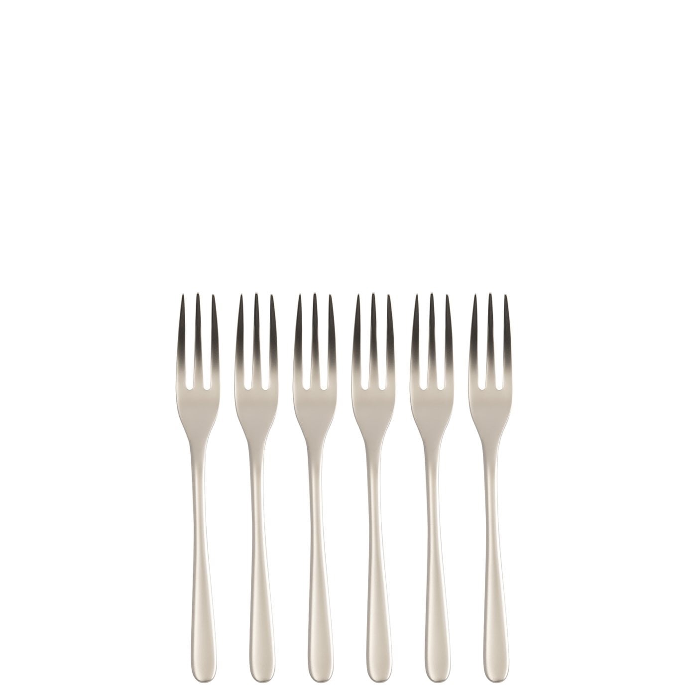 Sambonet Set 6 Forchette Dolce Taste Antique PVD Champagne