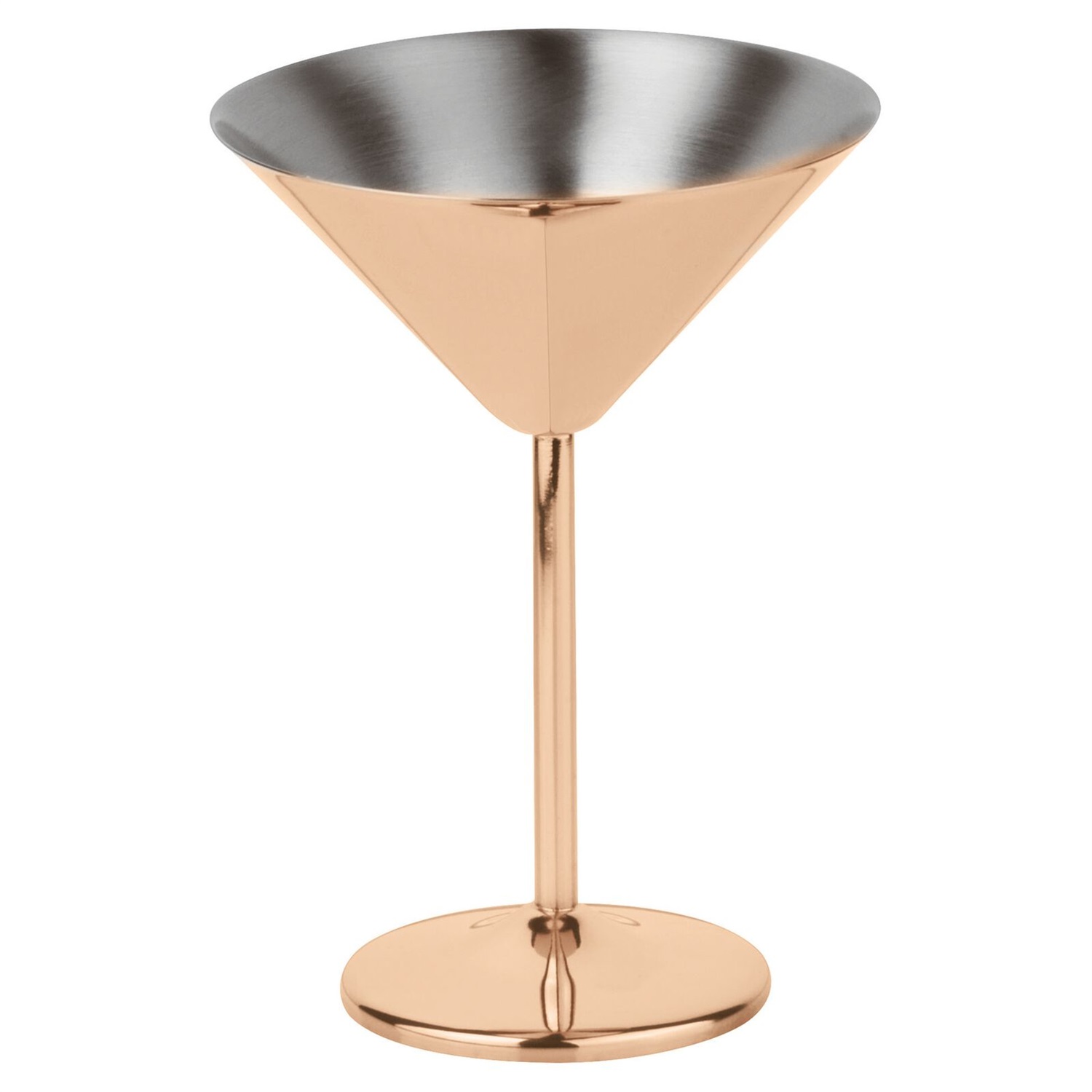 PADERNO Coppa Martini in Acciaio Inox Rame - Diametro 12 cm, Capacità 240 ml