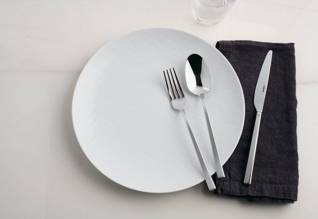 Sambonet Rock Set di Posate Monoblocco 24 Pezzi in Acciaio Inox 18/10 per 6 Persone