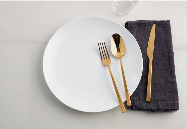 Sambonet Servizio Posate Rock 24 pezzi Oro PVD Antigraffio