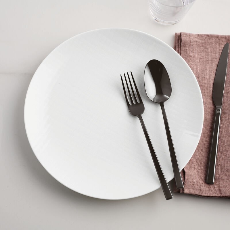 Sambonet Set di 6 Forchette da Dessert Rock in Acciaio Inossidabile - Design Contemporaneo e Robusto