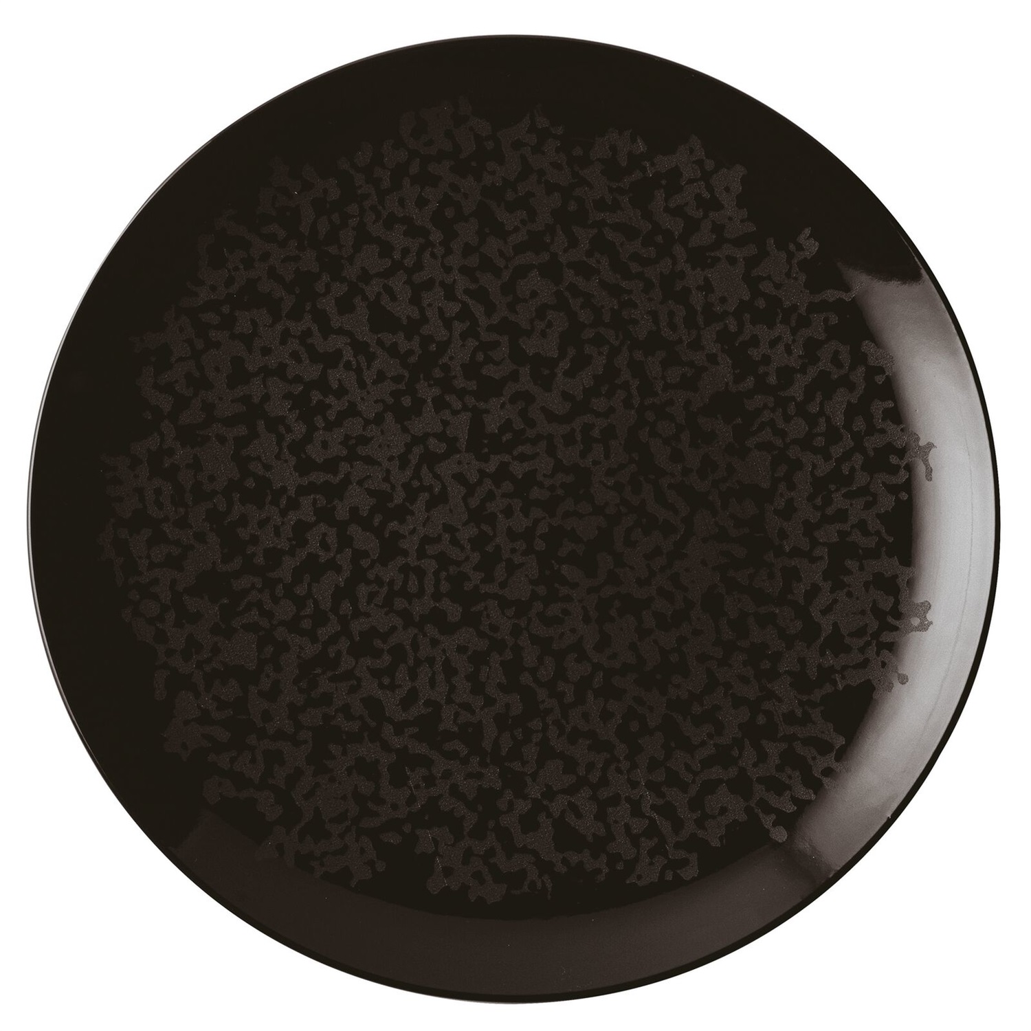 Arthur Krupp Piatto Piano Eclipse Night in Porcellana Ø27,5 cm - Set di 4 Pezzi