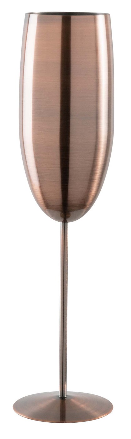 Paderno Flûte Champagne in Acciaio Inox Antique Copper - Capacità 270 ml