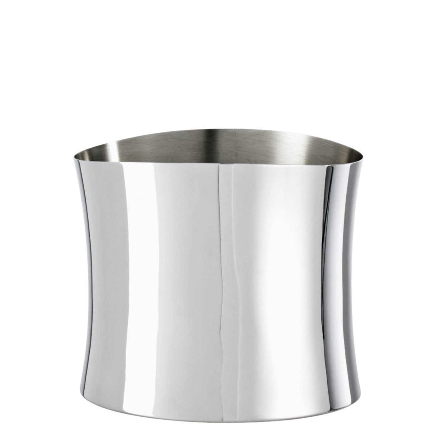 Sambonet 56754-20 Bamboo Secchio da Vino in Acciaio Inossidabile 18/10, Argento, Dimensioni 24 x 19,5 x 20,3 cm