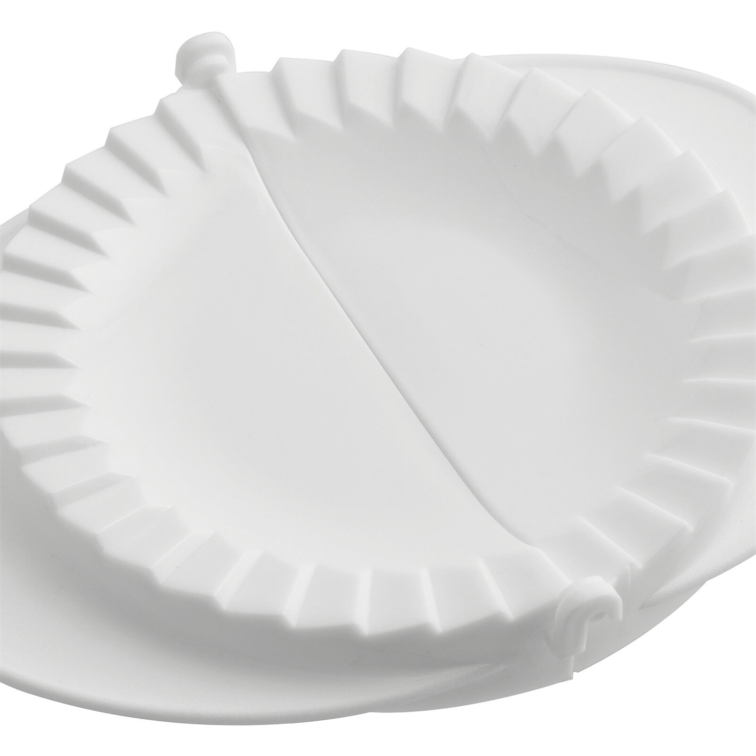 PADERNO WORLD CUISINE 49843-05 Stampo Multiuso per Ravioli e Panzerotti, Confezione da 4 Stampi, Bianco