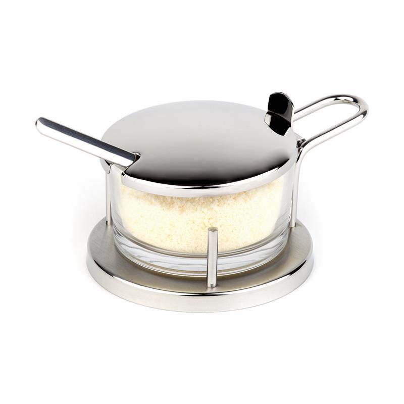 PADERNO WORLD CUISINE Formaggera Inox e Vetro 10,5 cm