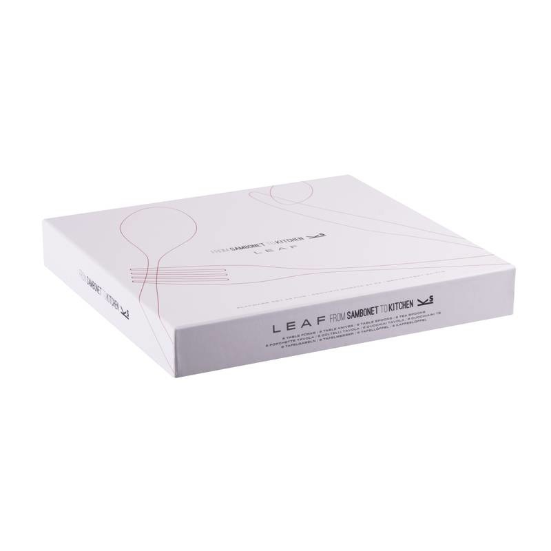 Sambonet Leaf Set di Posate 24 Pz in Acciaio Inox 18/10 per 6 Persone - Design Fresco Ispirato alla Natura