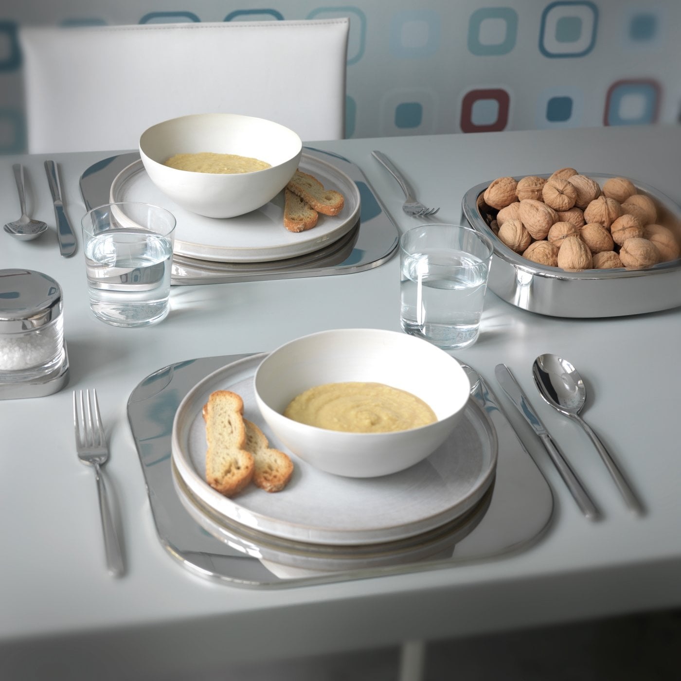 Sambonet Linear - Set di Posate da Tavola in Acciaio Inox 18/10 per 6 Persone, 30 Pezzi