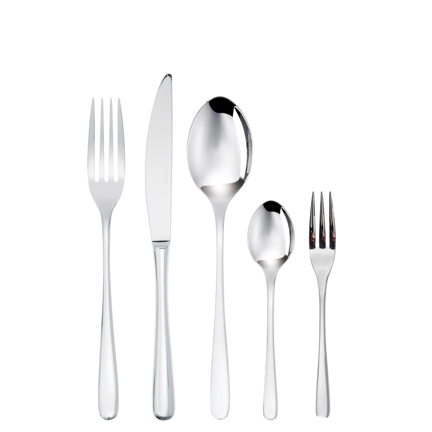 Sambonet Taste 52553-N2 - Set di Posate Monoblocco in Acciaio Inox 18/10 per 12 Persone, 60 Pezzi