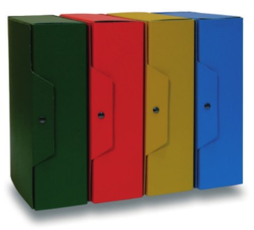 Brefiocart Cartella Progetti Verde in Presspan Goffrato con Chiusura a Bottoni Automatici, Dorso 15 cm, 25 x 35 cm