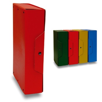 Brefiocart Cartella Progetti Gialla in Presspan Goffrato, Chiusura a Bottoni Automatici, Dorso 15 cm, 25 x 35 cm