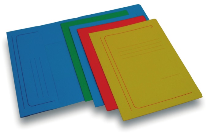 Brefiocart Cartelline VIP Rosso 25x35 cm, 20 Pezzi, Cartoncino Pura Cellulosa 240 g/mq, 3 Lembi