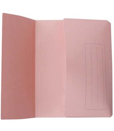 Brefiocart Canguro Cartella a Soffietto Rosa in Cartoncino di Pura Cellulosa 25x32 cm - Conf. da 50 Pezzi