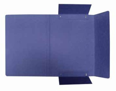 BREFIOCART Cartella Plastificata Arancione 25x35 cm con Chiusura Elastico - Confezione da 10