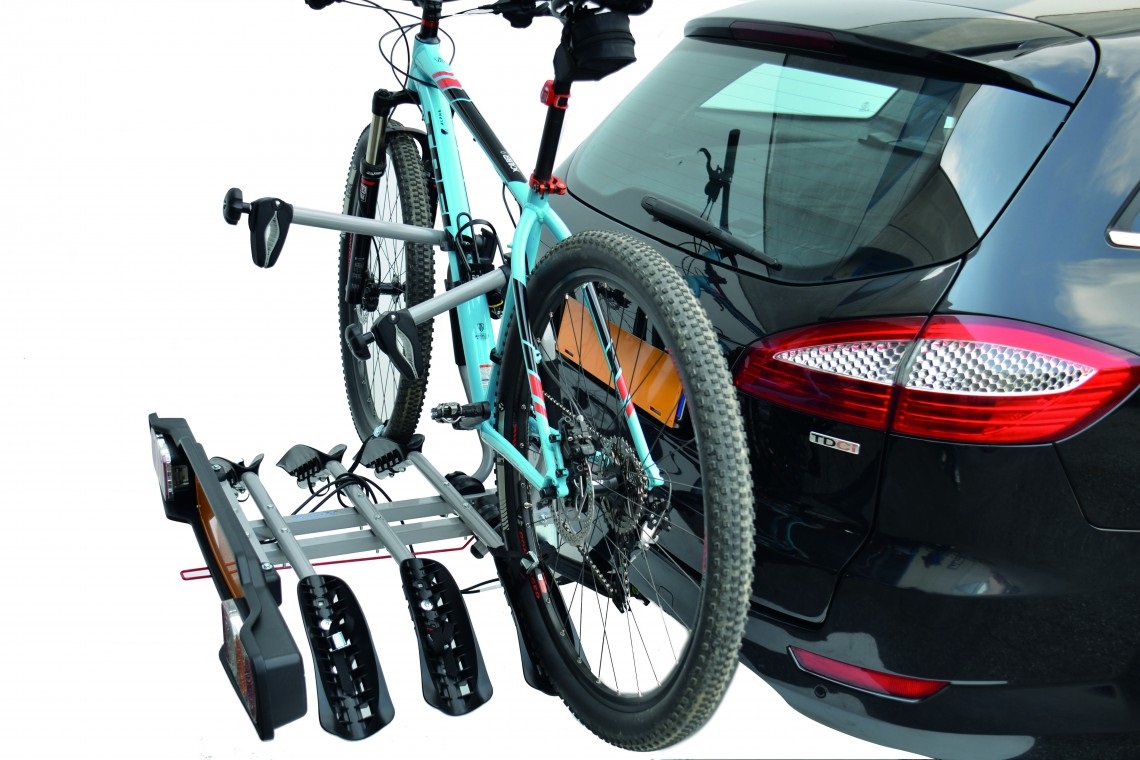 Peruzzo Portabici Siena per 3 Biciclette - Gancio Traino Inclinabile in Acciaio
