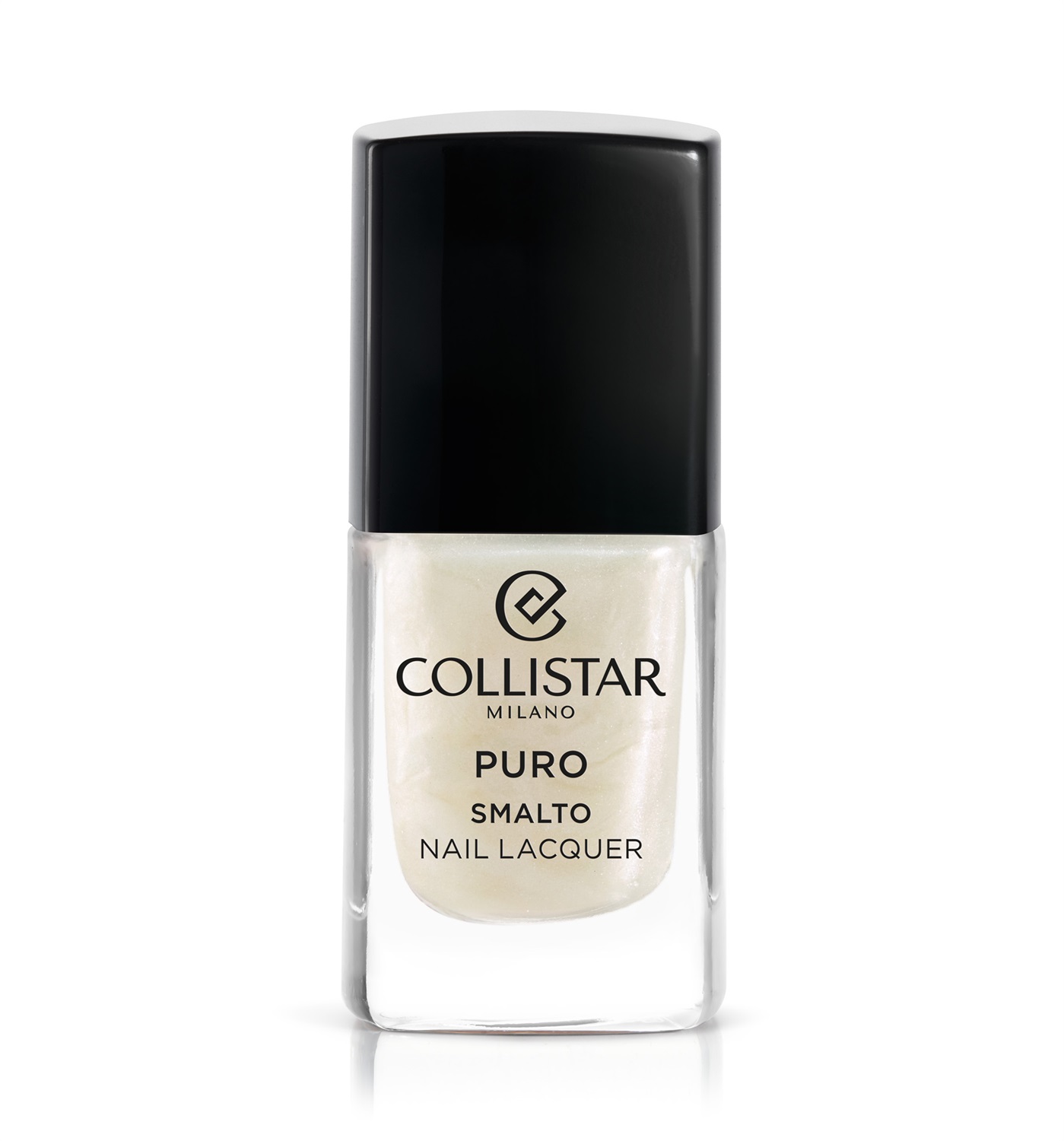 Collistar Puro Smalto Lunga Durata 922 Porcellana Bianca - Smalto Professionale 10ml con Finish Brillante e Applicazione Facile