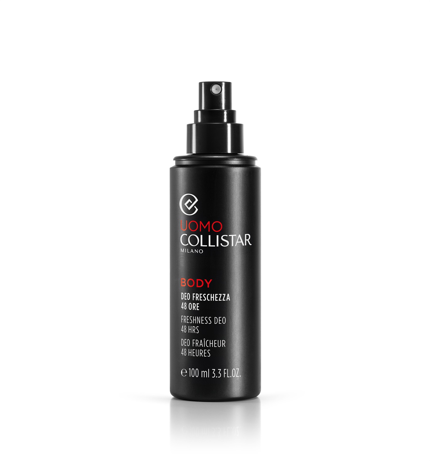 Collistar Uomo Deodorante Spray Freschezza 48 Ore No-Gas 100 ml - Antitraspirante Leggero e Asciuga Subito