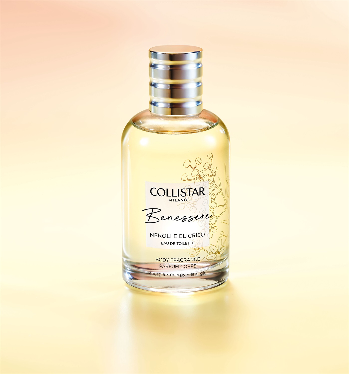 Collistar Benessere Neroli e Elicriso Eau de Toilette Unisex 100 ml - Fragranza Agrumata e Aromatica con Fiori d'Arancio e Elicriso