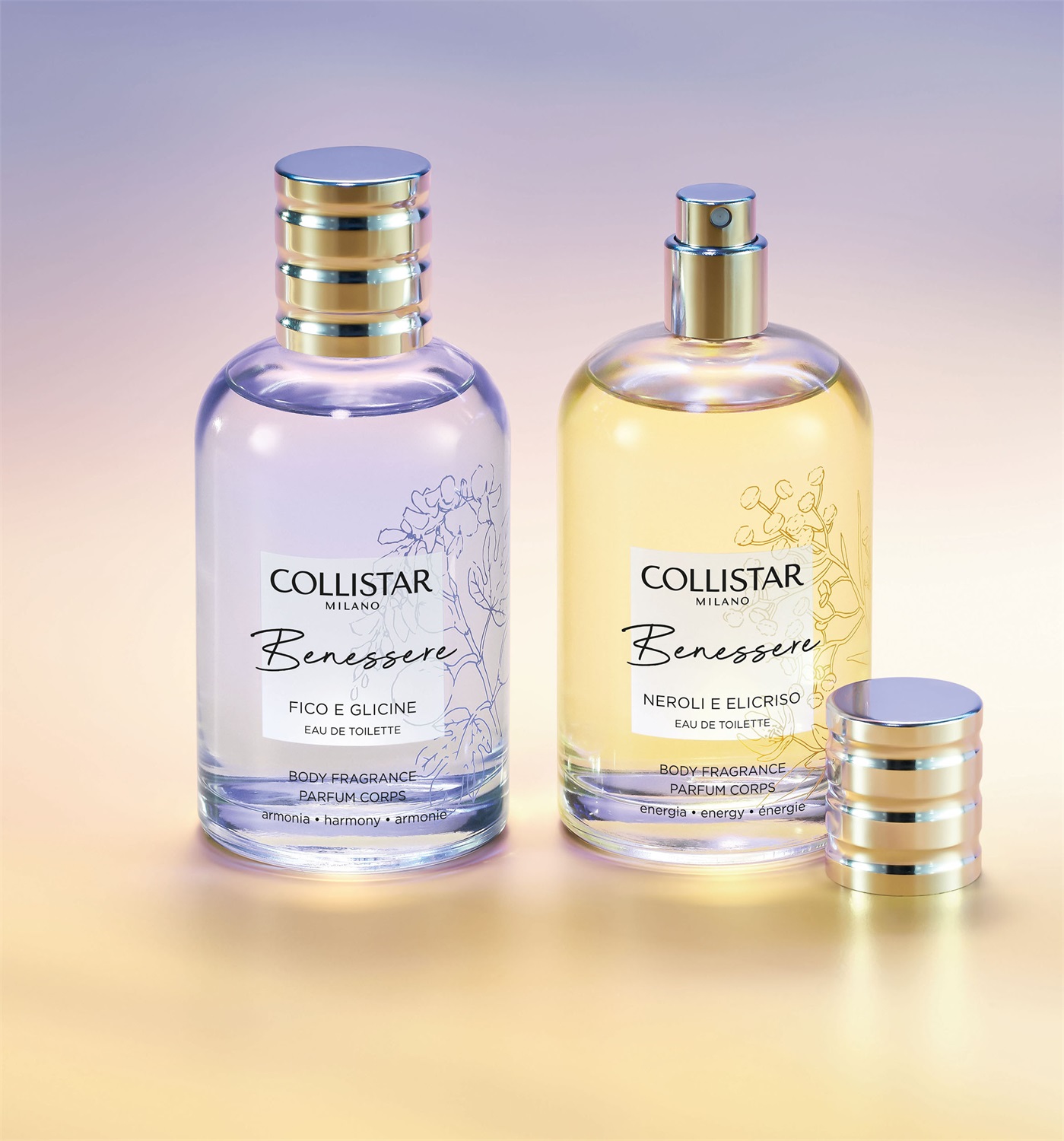 Collistar Benessere Neroli e Elicriso Eau de Toilette Unisex 100 ml - Fragranza Agrumata e Aromatica con Fiori d'Arancio e Elicriso