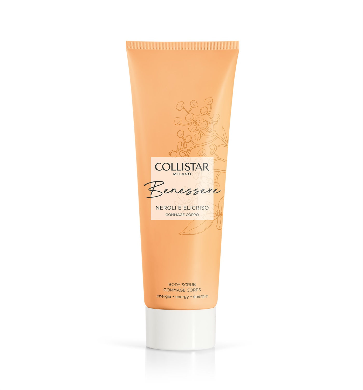 Collistar Benessere Neroli e Elicriso Gommage Corpo 250 ml - Esfoliante Idratante con Cristalli di Zucchero per Pelle Liscia e Radiosa