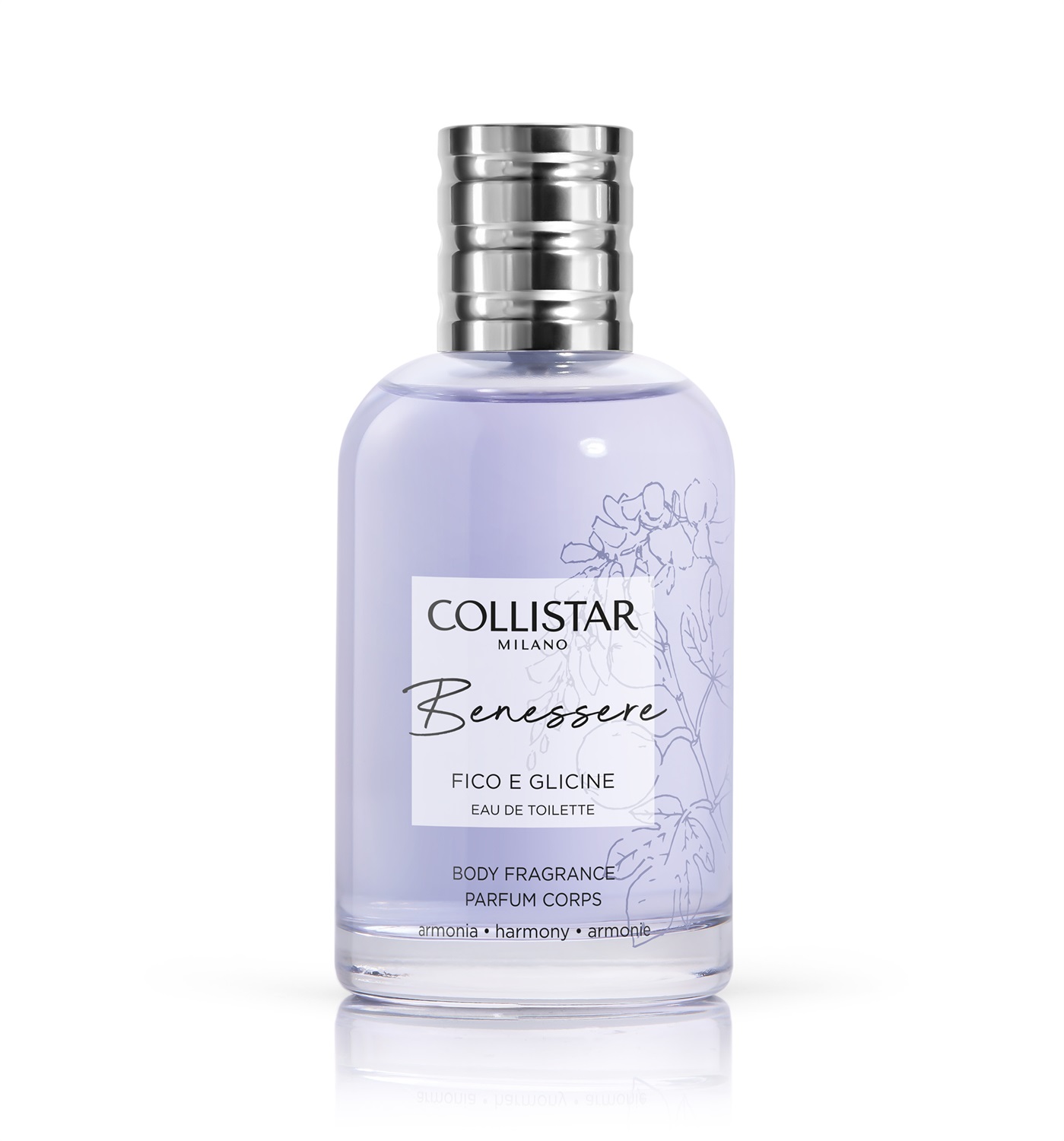 Collistar Benessere Fico e Glicine Eau de Toilette Unisex 100 ml - Fragranza Fresca e Floreale con Note di Fico e Pepe Rosa
