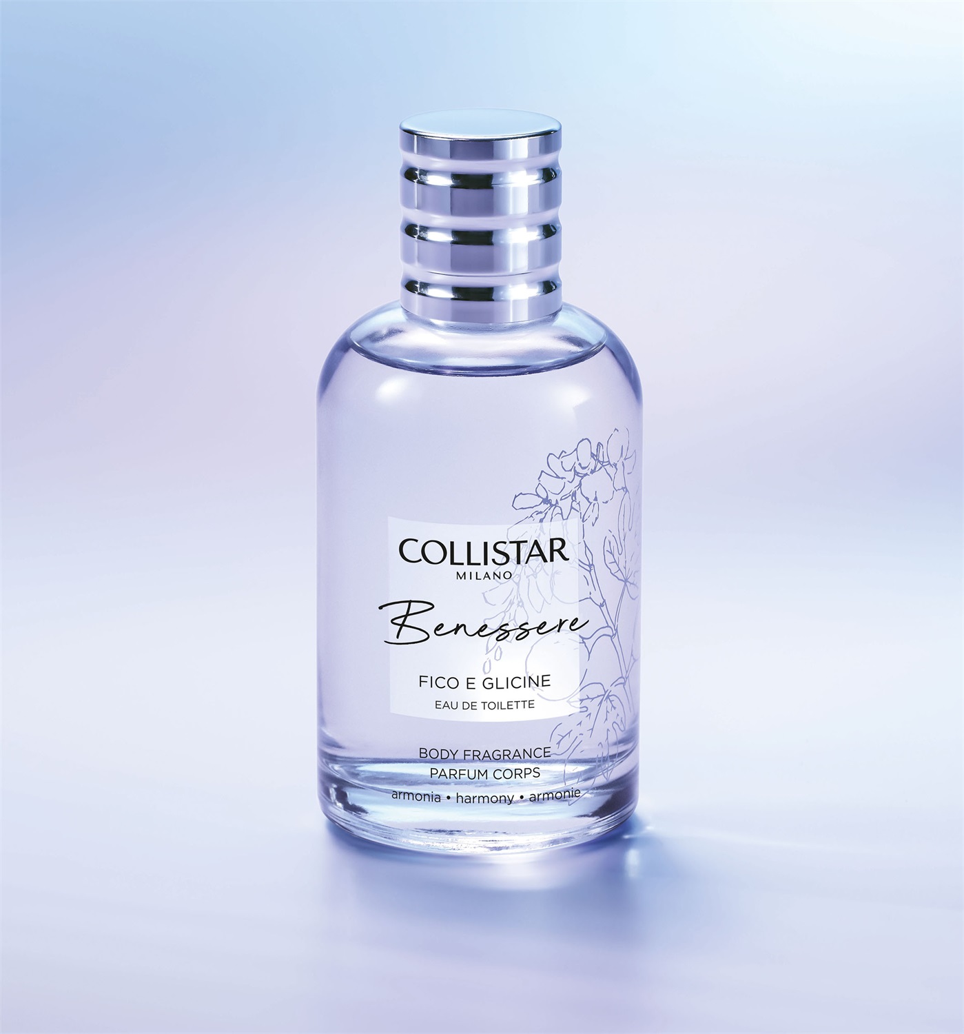 Collistar Benessere Fico e Glicine Eau de Toilette Unisex 100 ml - Fragranza Fresca e Floreale con Note di Fico e Pepe Rosa