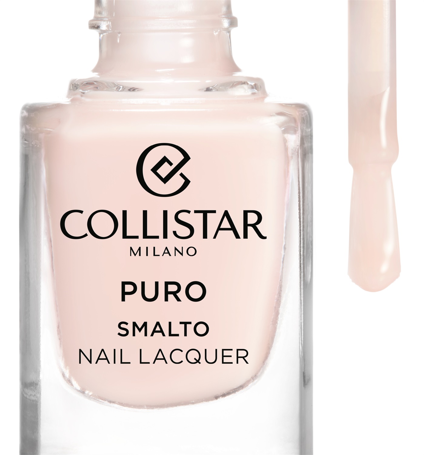 Collistar Puro Smalto Lunga Durata 303 Rosa Cipria 10 ml - Effetto Gel, Brillante e Luminoso