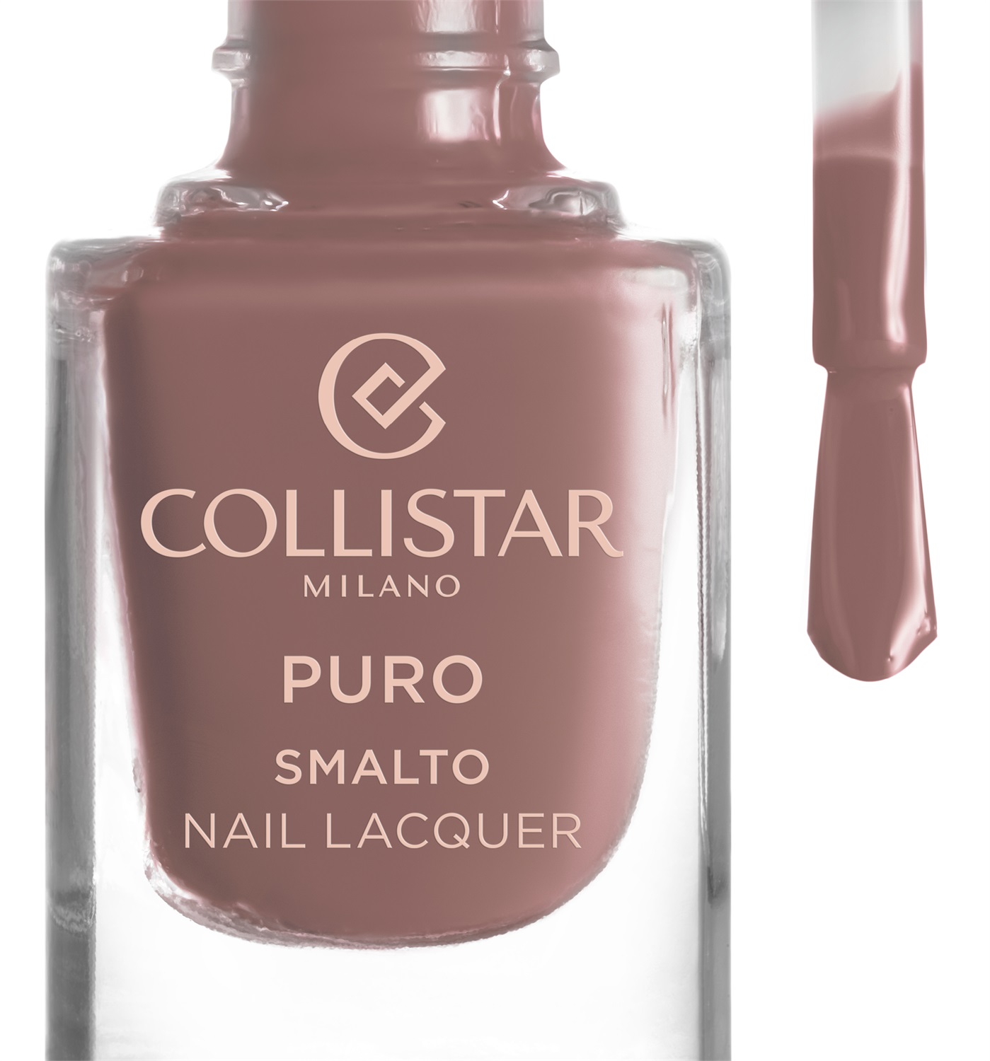 Collistar Puro Smalto Lunga Durata 10 ml - Tortora N. 700, Effetto Gel, Finish Brillante