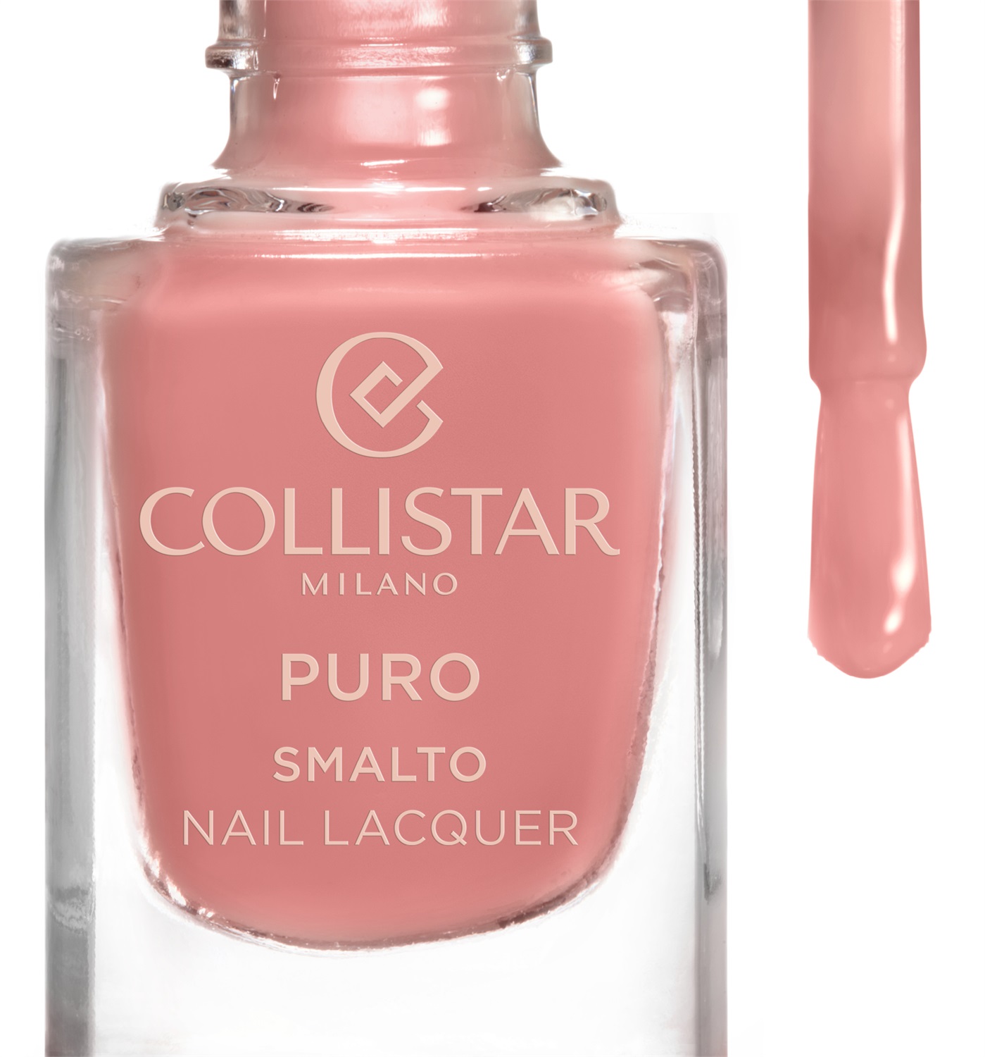 Collistar Puro Smalto Lunga Durata 102 Rosa Antico 10 ml - Effetto Gel, Finish Brillante